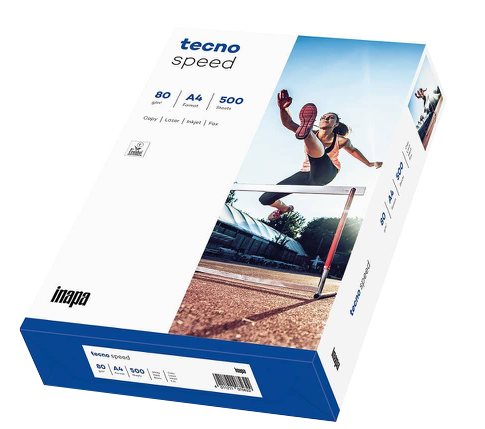 Kopierpapier Tecno-Speed 80g weiß 500 Blatt | INAPA